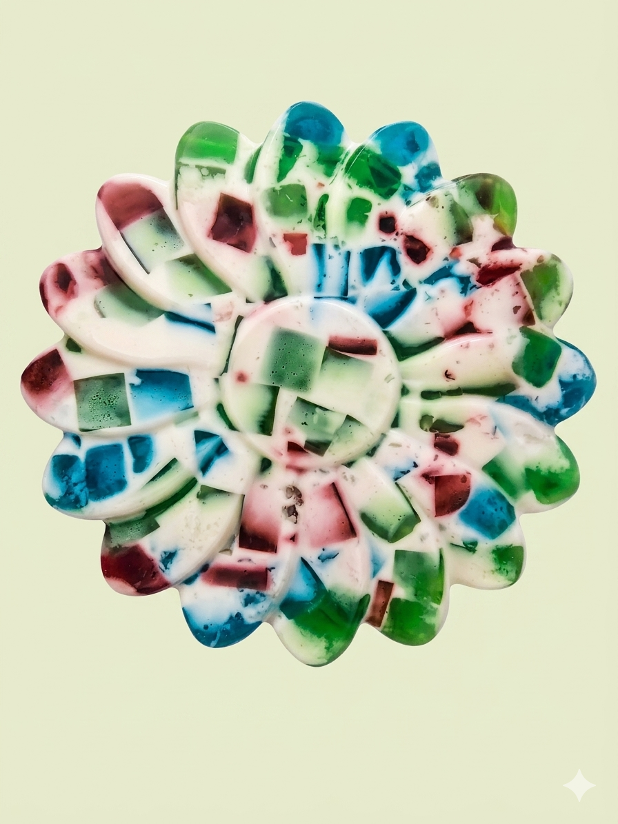 Gelatina encapsulada de durazno
