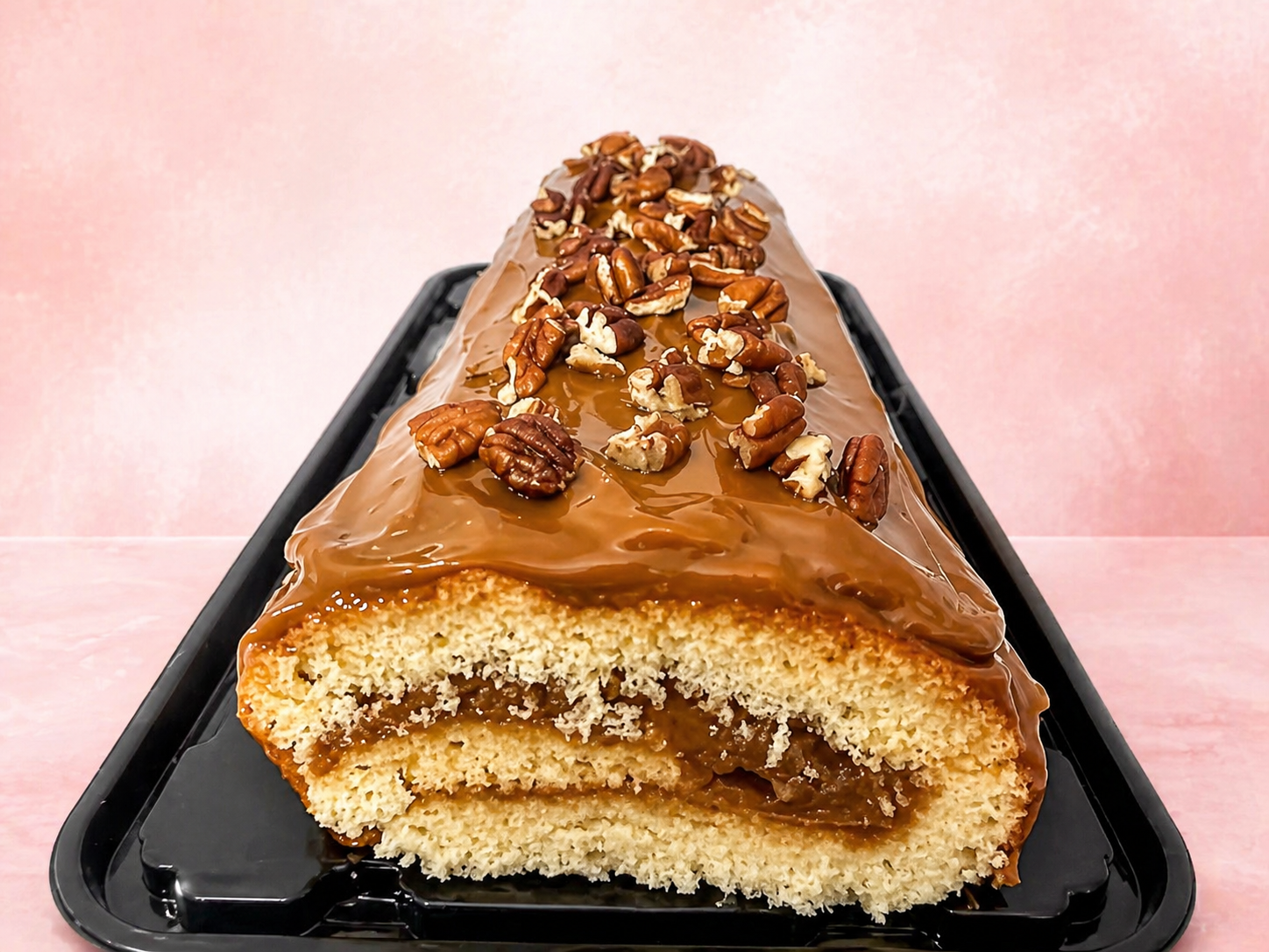 Pastel Rollo de Cajeta