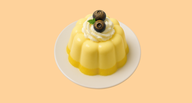 Gelatina de mango